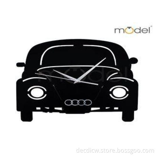 Creative Art Retro Classic Cars Customized Logo Wall Clock